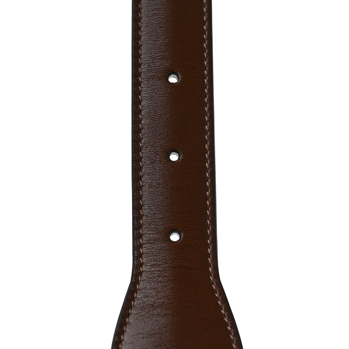 Efesto Leather Horsebit 25mm Belt 80 32 Brown Sugar