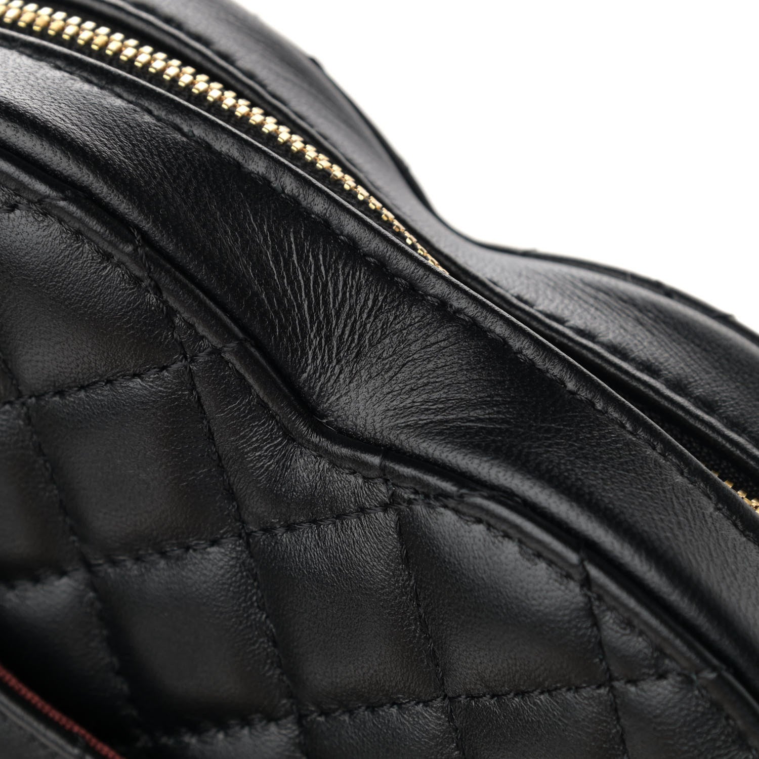 Chanel Lambskin Quilted CC In Love Heart Bag Black 11 of 12