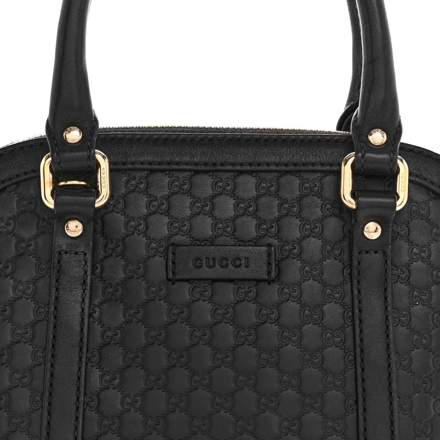 Microguccissima Mini Dome Bag Black