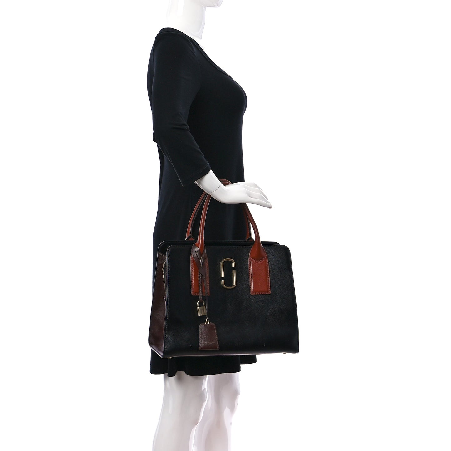 Saffiano Big Shot Tote Black