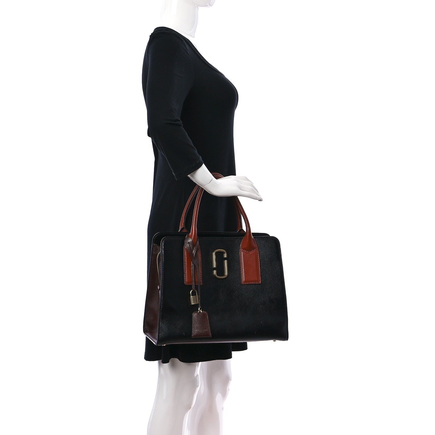 Marc Jacobs Saffiano Big Shot Tote Black 2 of 14