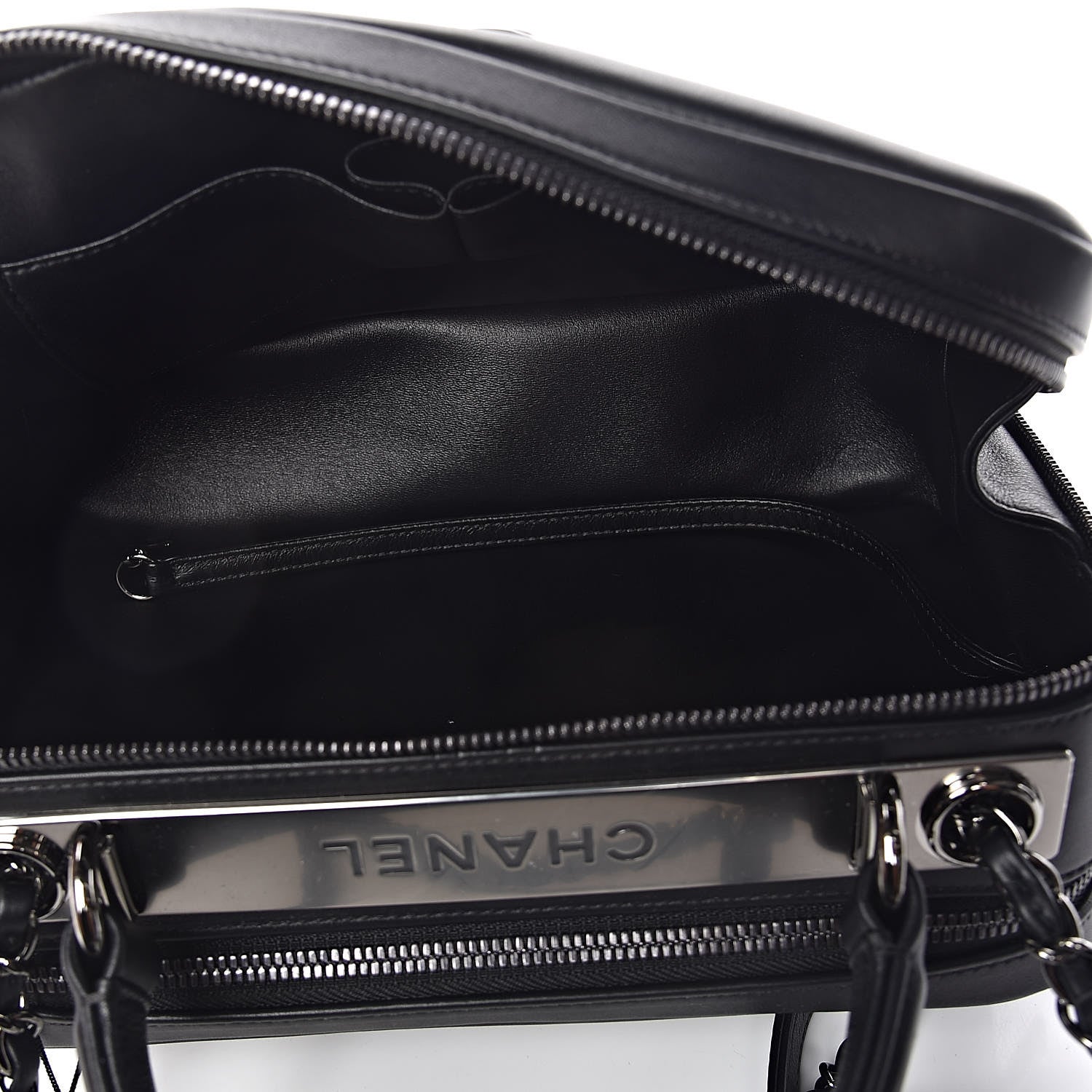 Chanel Calfskin Small Trendy CC Bowling Bag Black 5 of 10