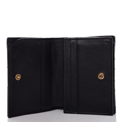 Gucci Calfskin Matelasse GG Marmont Card Case Wallet Black 5 of 7