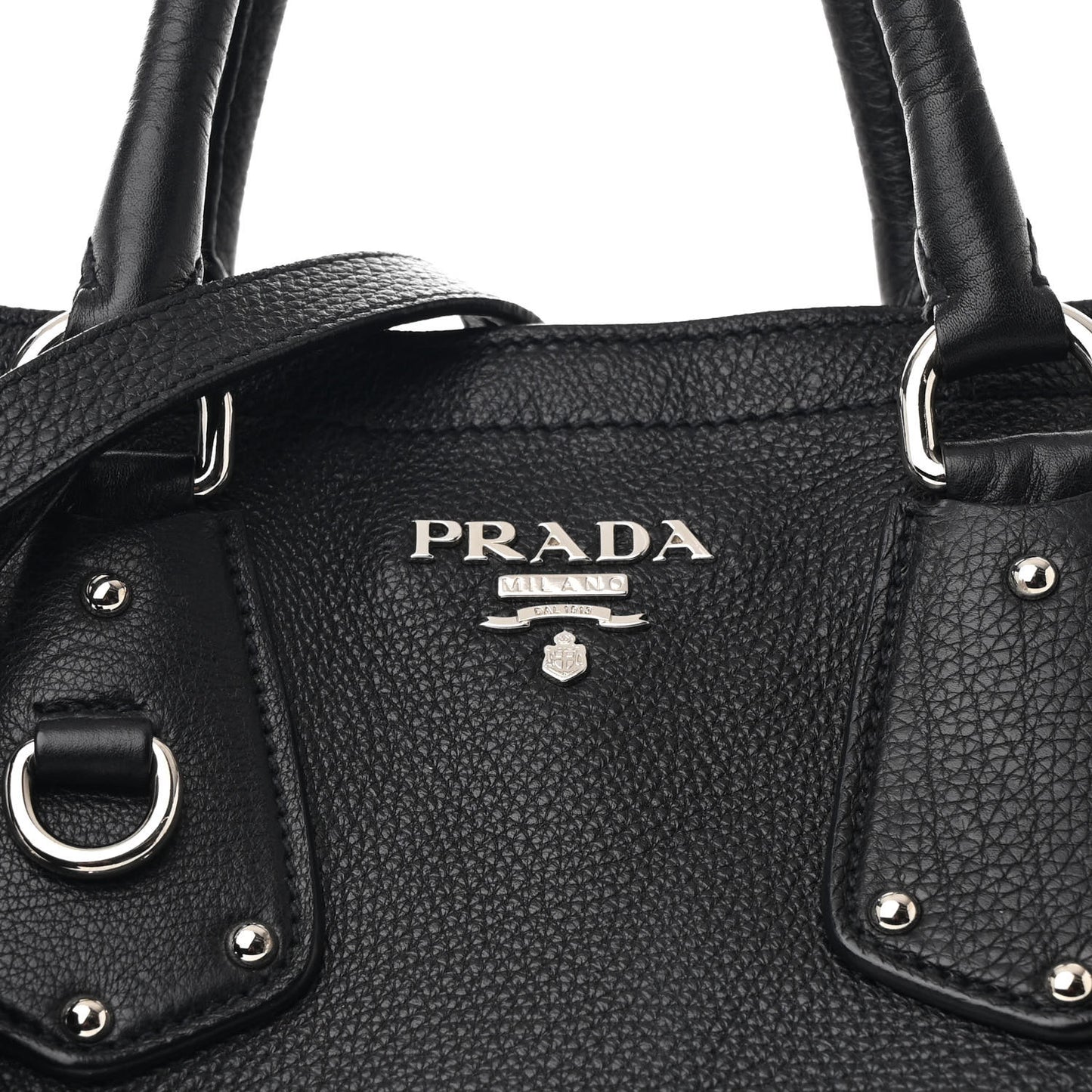 Vitello Daino Tote Black