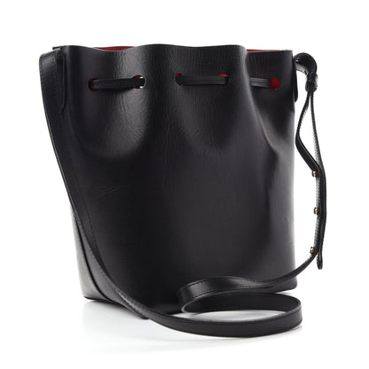 Mansur Gavriel Calfskin Mini Bucket Bag Black Flamma 3 of 10