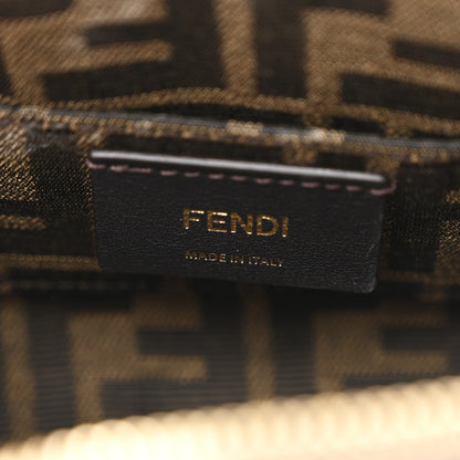 Fendi Vitello King Plexiglass Logo Embossed Mini By The Way Top Handle Boston Bag Tortora 6 of 11