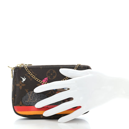 Louis Vuitton Monogram 2015 Christmas Animation Mini Pochette Accessories 2 of 7