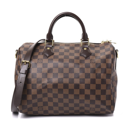 Louis Vuitton Damier Ebene Speedy Bandouliere 30 1 of 12