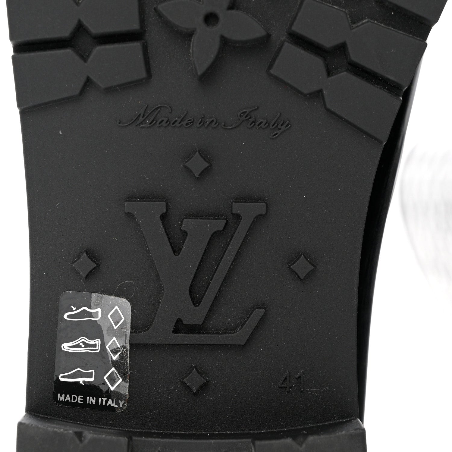 Louis Vuitton Rubber Embossed Monogram Splash Rain Boots 41 Black 7 of 7