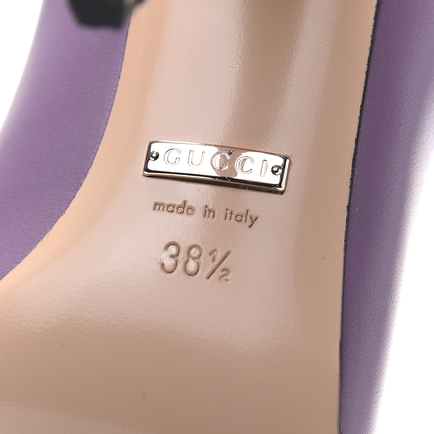 Nappa Bow High Heel Pumps 38.5 New Lavender