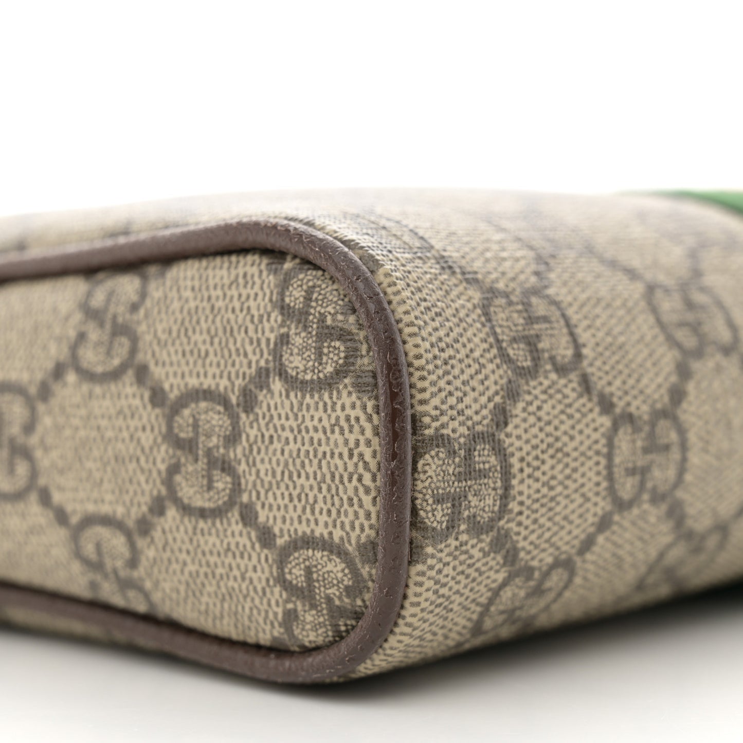 GG Supreme Monogram Web Small Ophidia Messenger Bag Brown