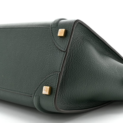 Celine Drummed Calfskin Micro Luggage Amazone 10 of 10