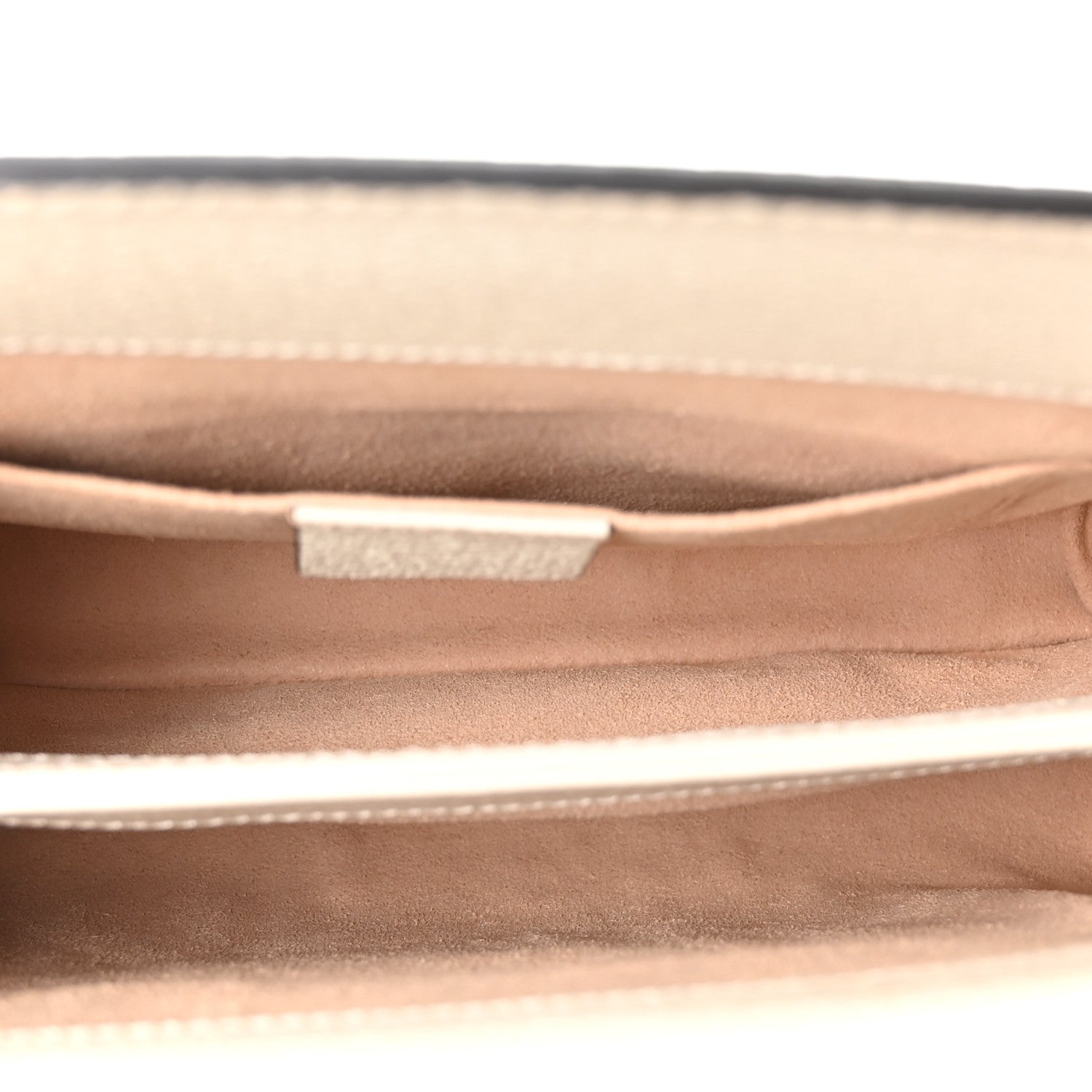 Gucci Textured Calfskin Web Small Ophidia Chain Shoulder Bag Mystic White 5 of 10