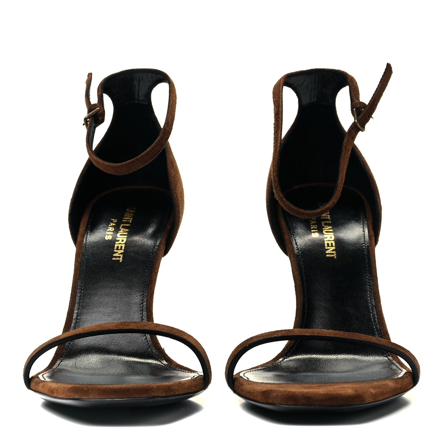 Suede Calfskin Opyum 110 Sandals 38.5 Cachemere Gold