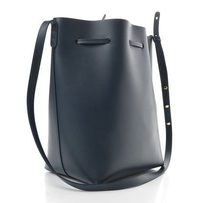 Mansur Gavriel Calfskin Bucket Bag Blu 3 of 9