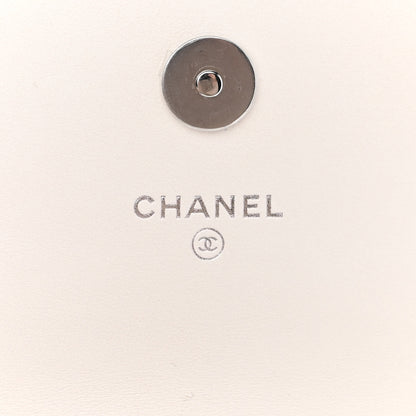 Chanel Lambskin Quilted Chanel 19 Phone Holder With Chain White 6 of 12