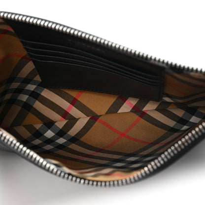 Burberry Grained Calfskin Peyton TB Crossbody Bag Black 5 of 11