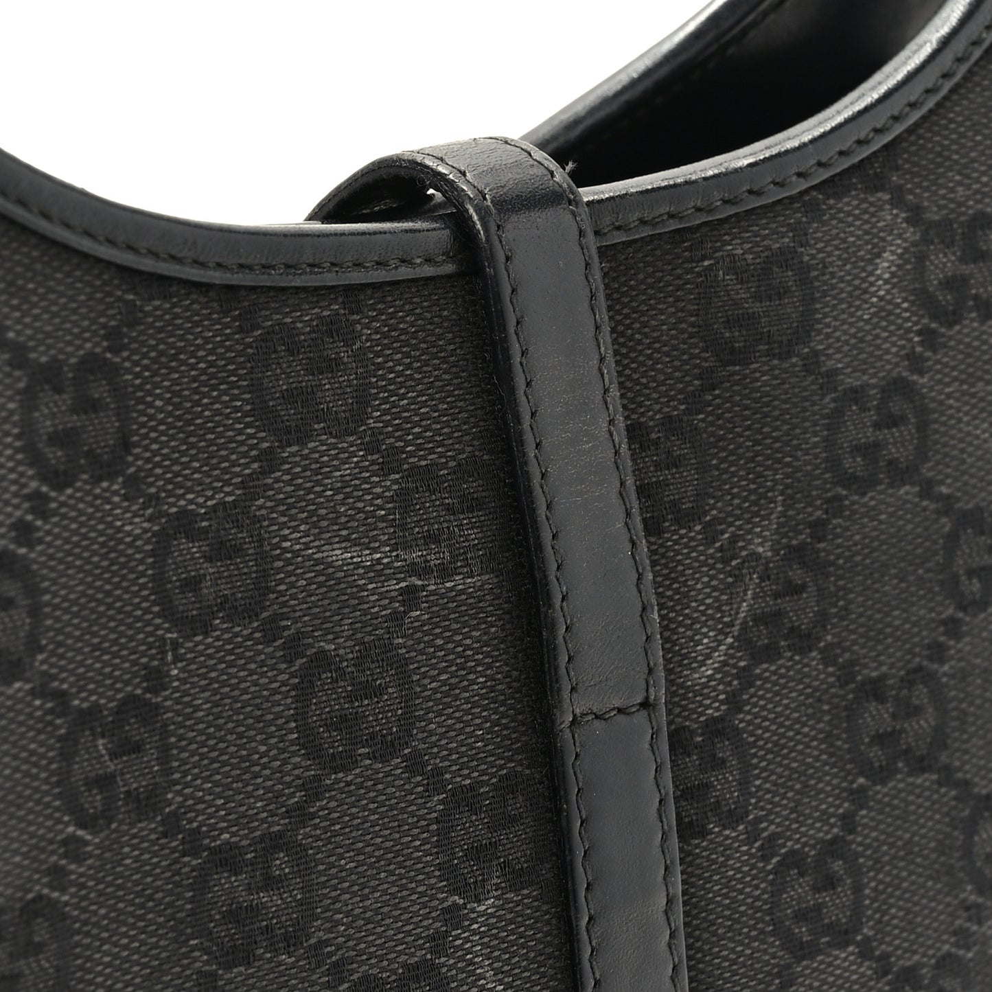 Monogram Small Bardot Black