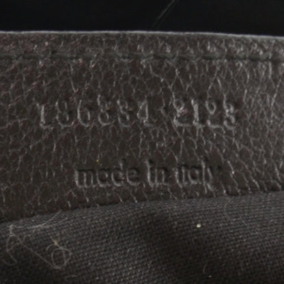 Balenciaga Leather Embossed Logo Satchel Black 6 of 7