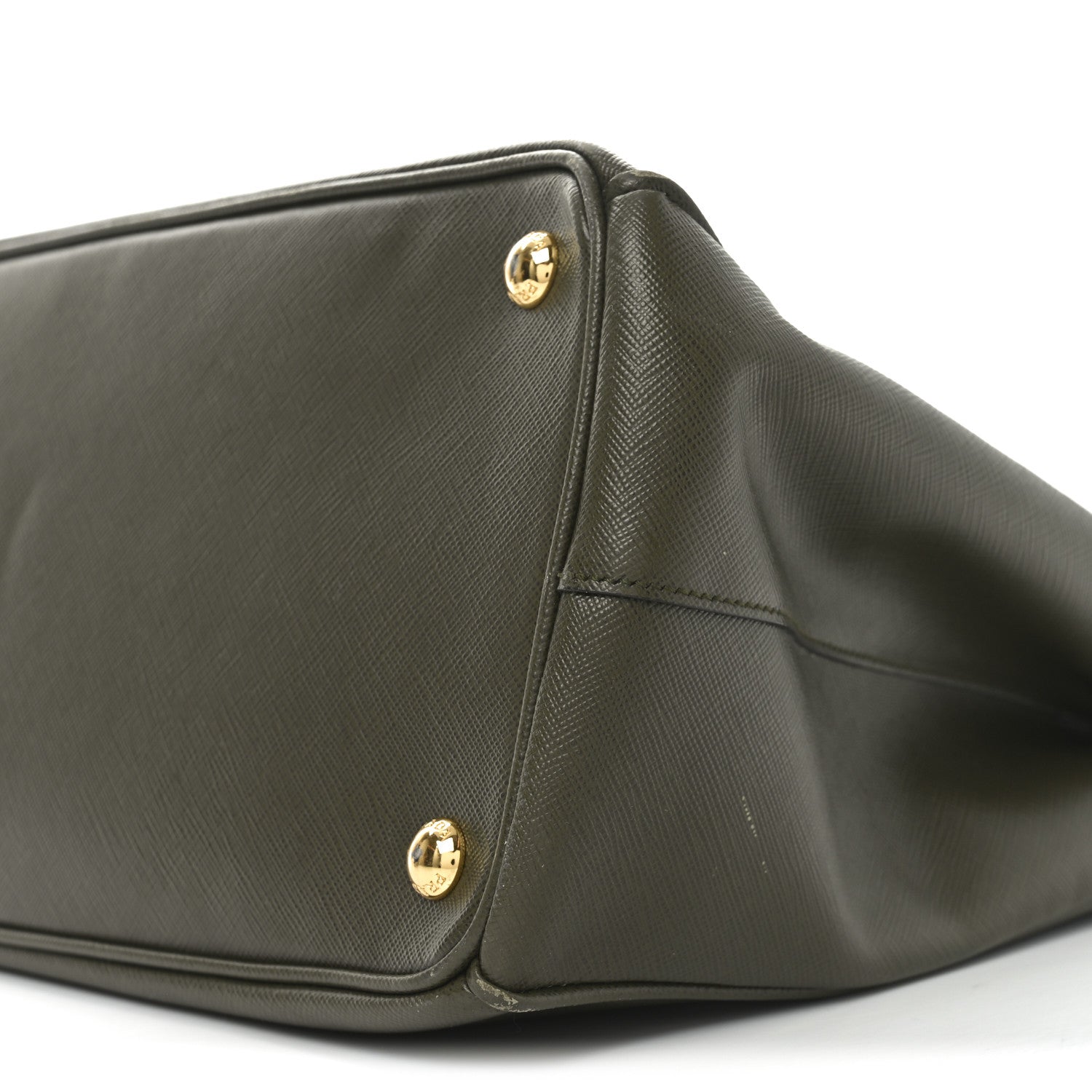 Prada Saffiano Medium Galleria Double Zip Tote Militare 9 of 9