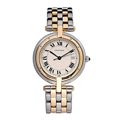 Cartier Stainless Steel 18K Yellow Gold 29mm Panthere Vendome Quartz Watch 1 of 6