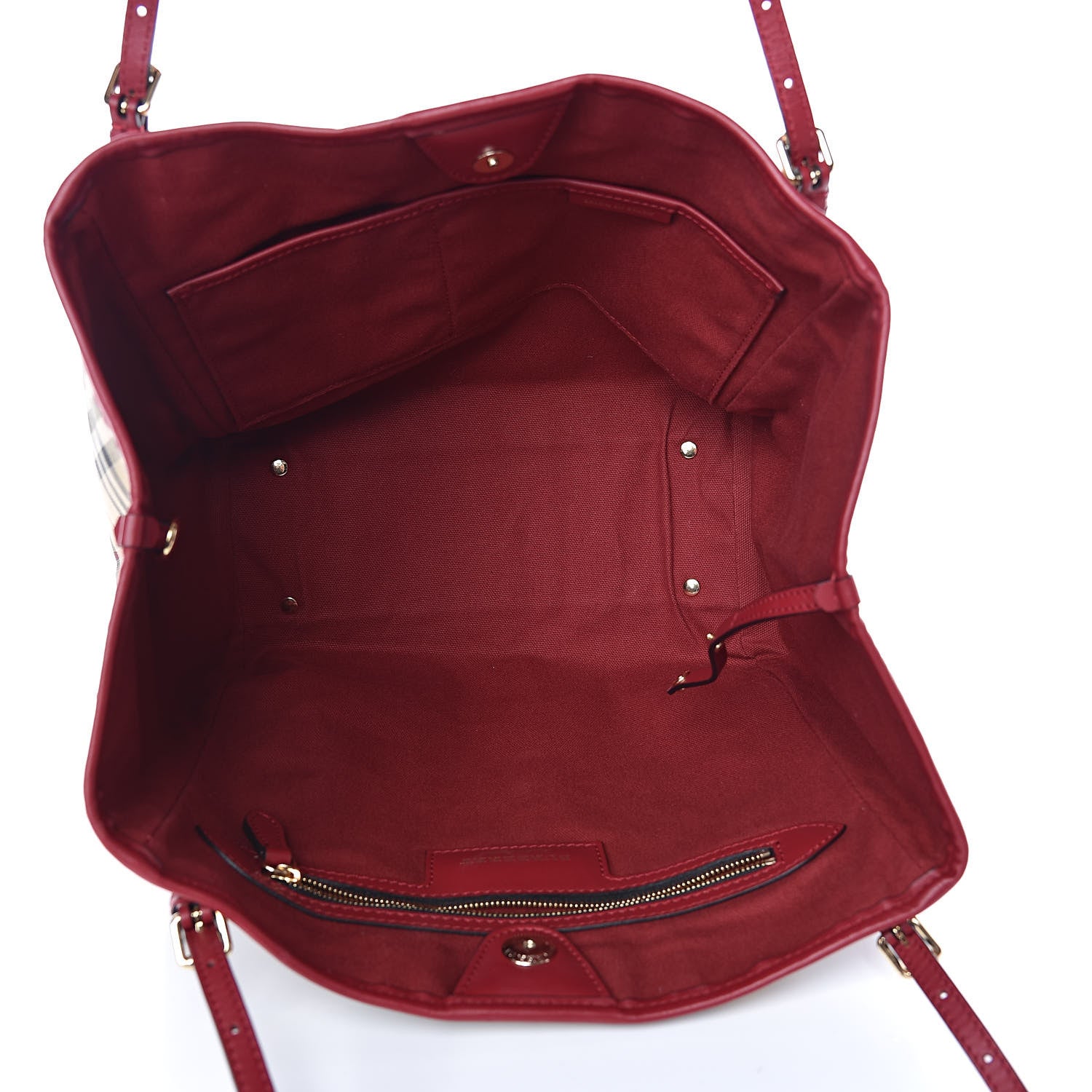 Burberry Horseferry Check Small Canterbury Tote Antique Rose 5 of 10