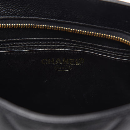 Chanel Caviar Quilted Medallion Tote Black 6 of 9