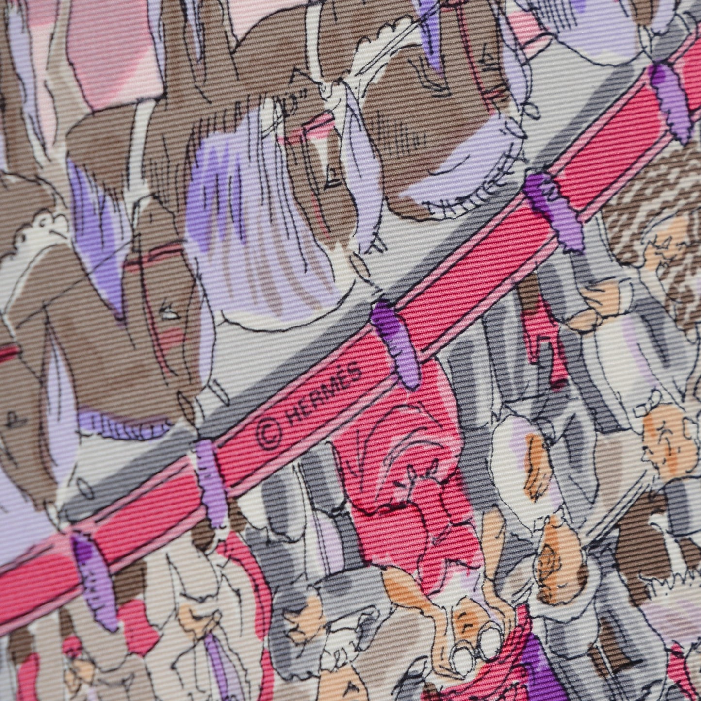 Silk Cirque Molier Scarf 90