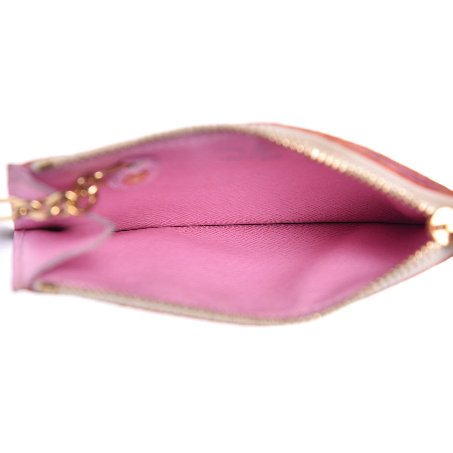 Monogram Multicolor Key Pouch White Litchi