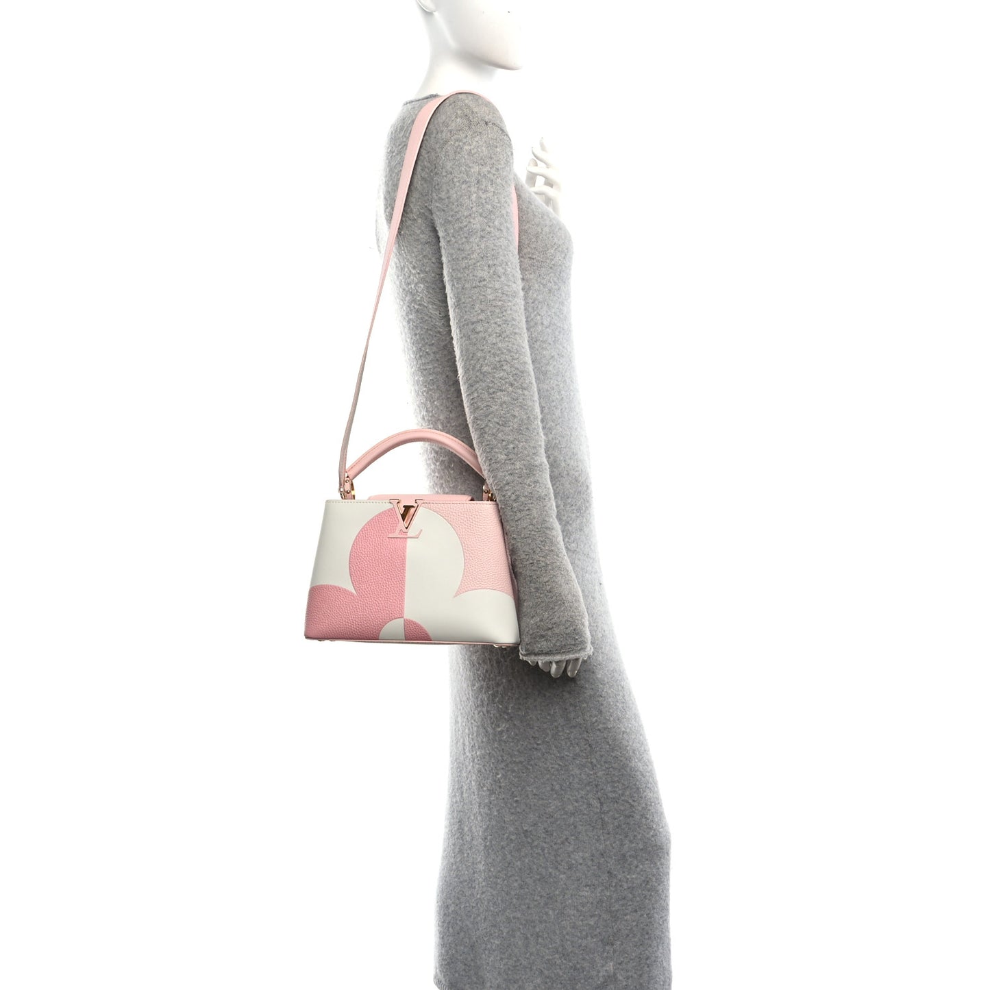 Taurillon Monogram Flower Capucines BB Pink Creme