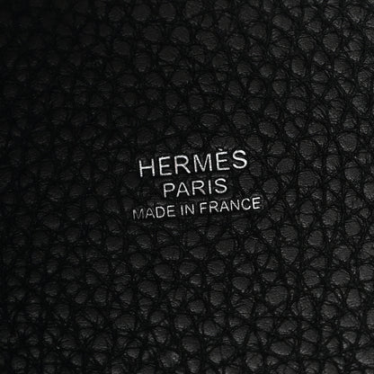 Hermes Taurillon Clemence Picotin Lock 18 PM Black Black 6 of 11