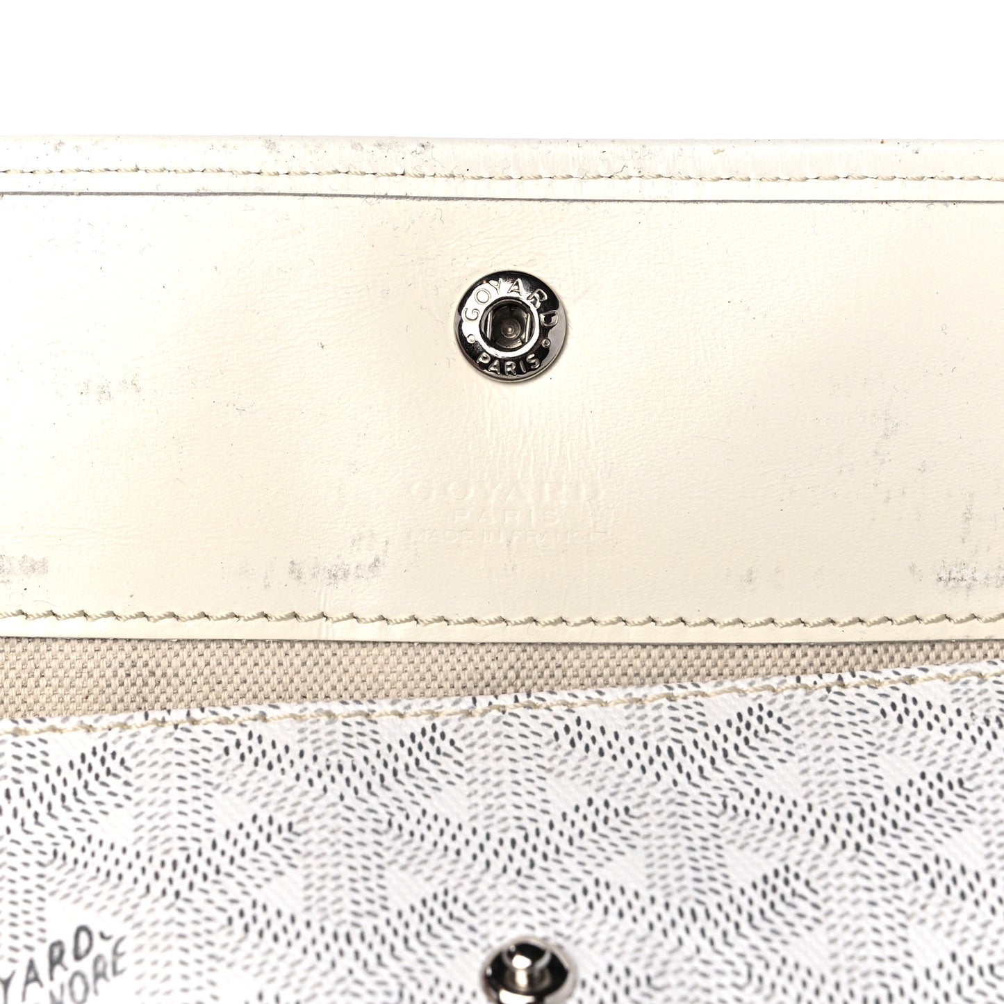 Goyardine Saint Louis PM White