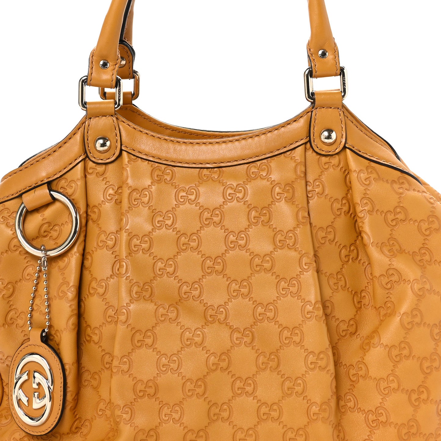 Guccissima Medium Sukey Tote Yellow