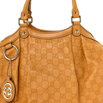 Gucci Guccissima Medium Sukey Tote Yellow 7 of 10