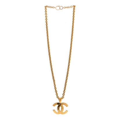 Chanel Quilted CC Long Chain Necklace Gold 3 of 5