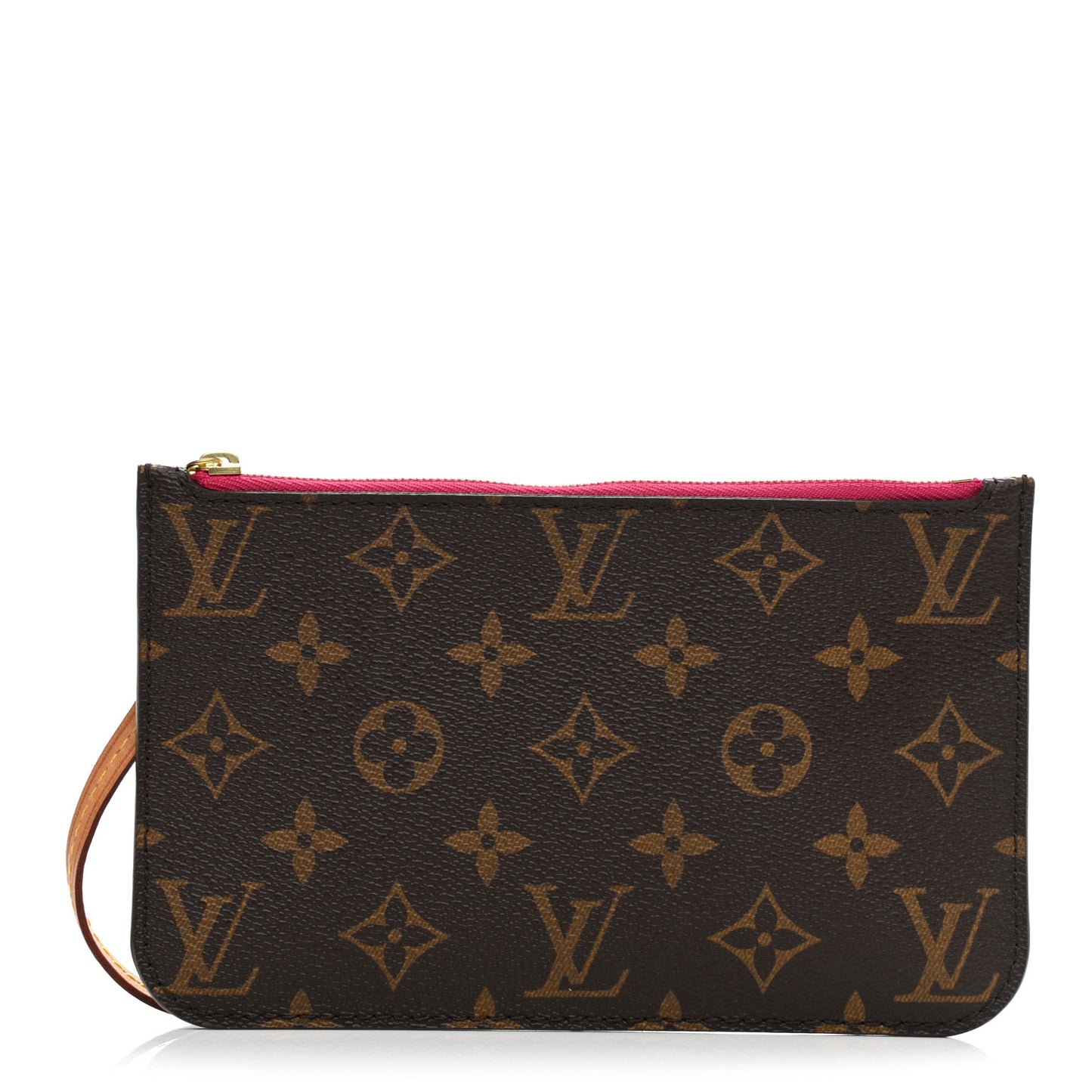 Monogram Neverfull PM Pochette Fuchsia