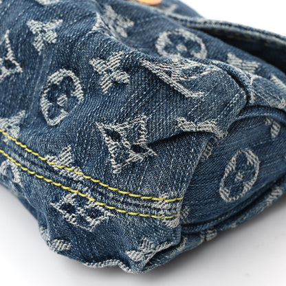 Louis Vuitton Monogram Denim Mini Pleaty Blue 8 of 8