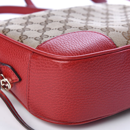 Gucci Monogram Mini Bree Messenger Bag Red 9 of 10
