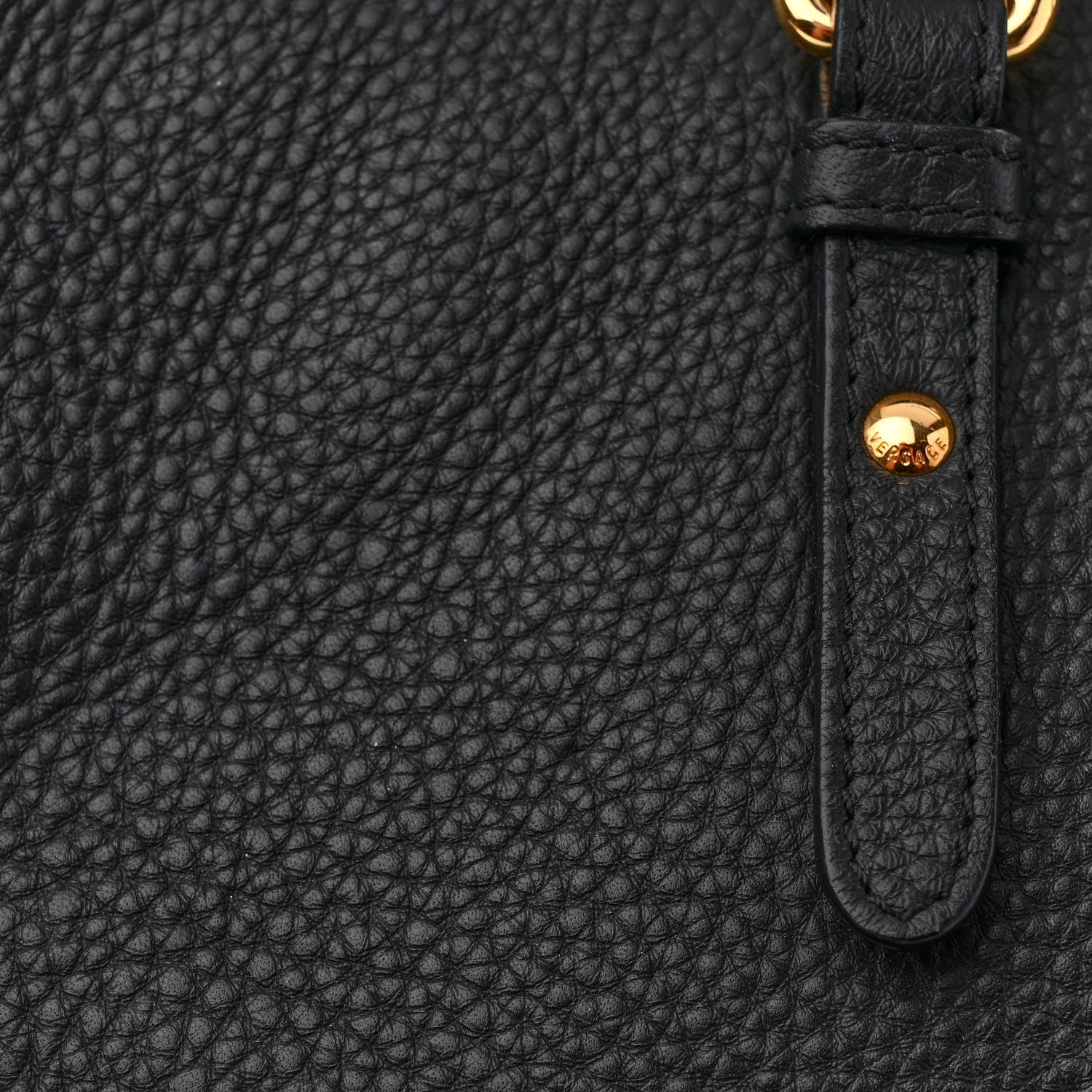 Versace Grained Calfskin La Medusa Shopping Tote Black 11 of 14