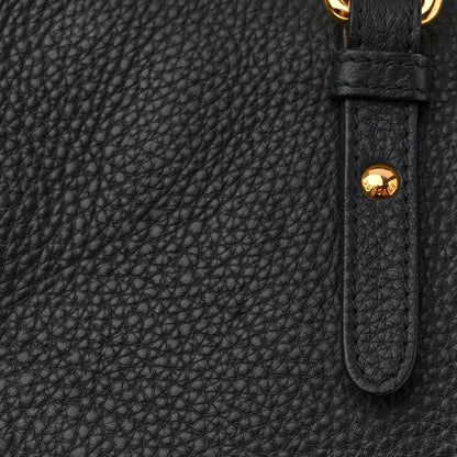Versace Grained Calfskin La Medusa Shopping Tote Black 11 of 14
