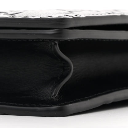 Gucci Guccissima Signature Crystal Cat Chain Wallet Black 10 of 10