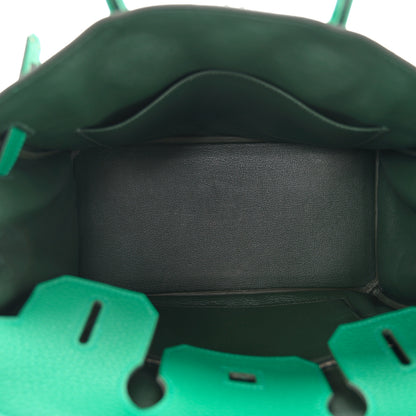 Hermes Togo Verso Birkin 30 Vert Vertigo Vert Fonce 5 of 10