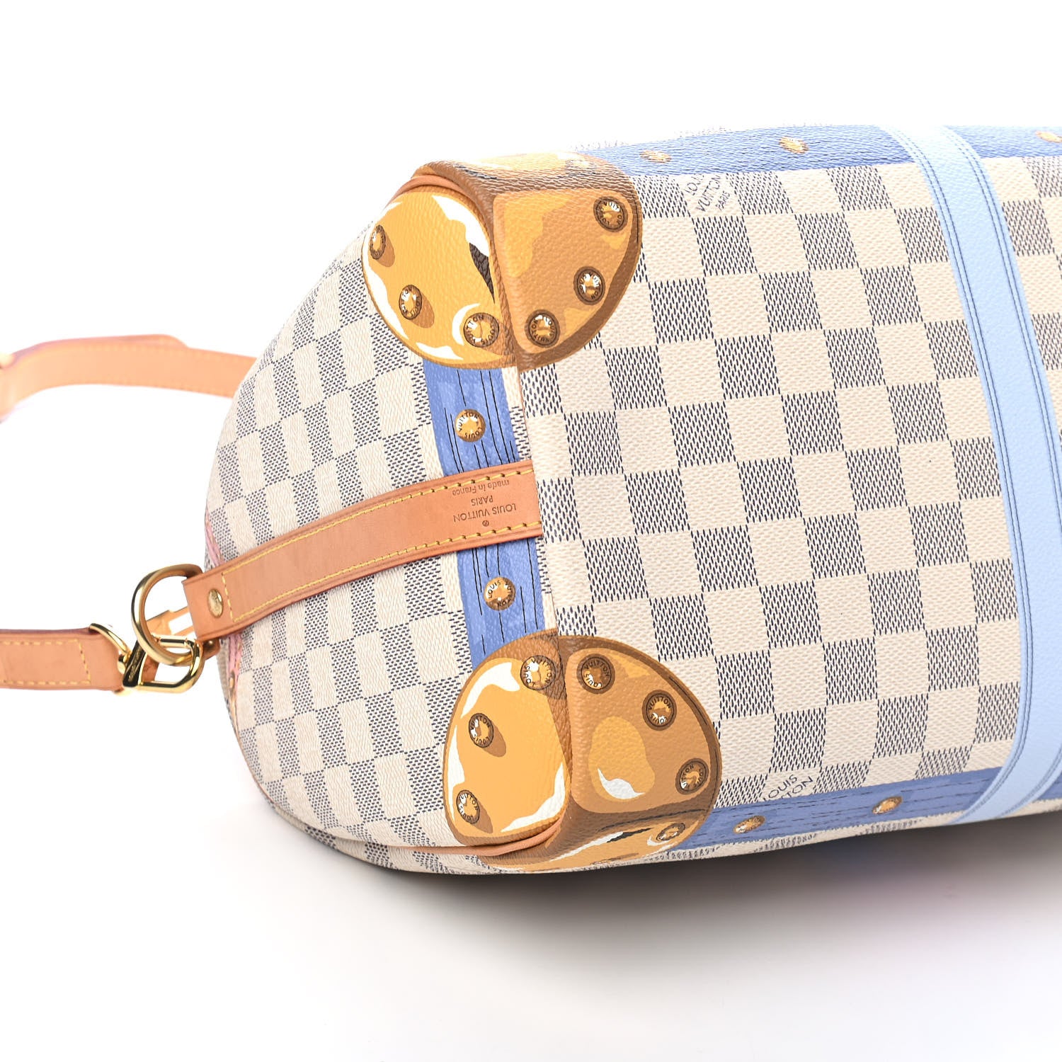 Louis Vuitton Damier Azur Summer Trunks Speedy Bandouliere 30 8 of 9