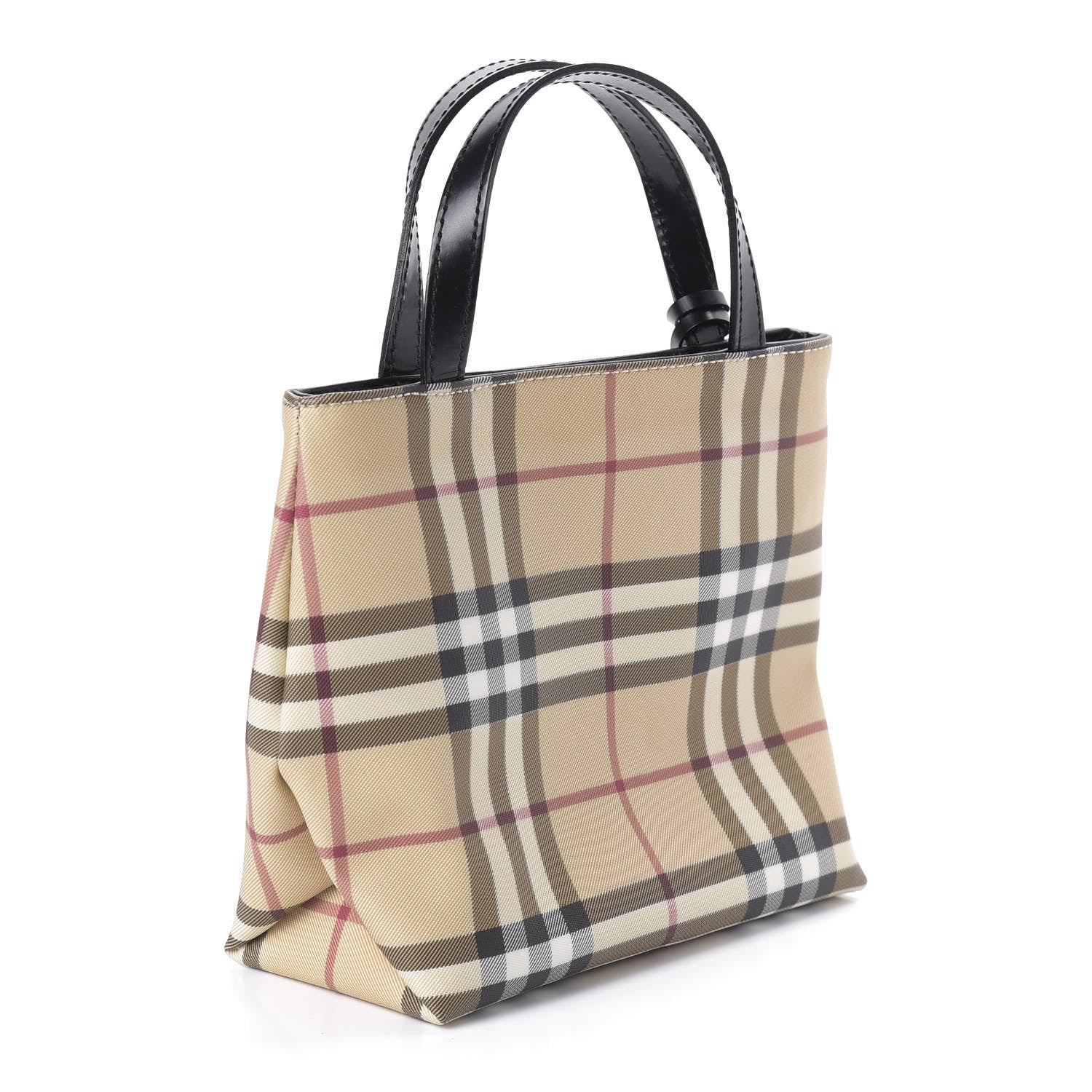 Burberry House Check Small Tote Black 3 of 9