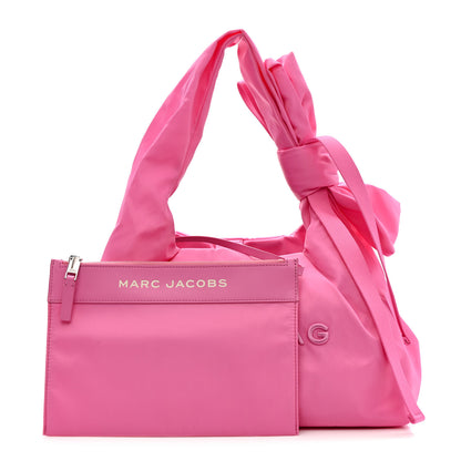 Marc Jacobs Nylon The Sack Bow Bag Pink 3 of 10