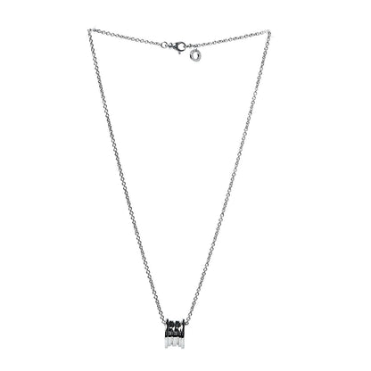Bulgari 18K White Gold B.Zero1 Pendant Necklace 3 of 5