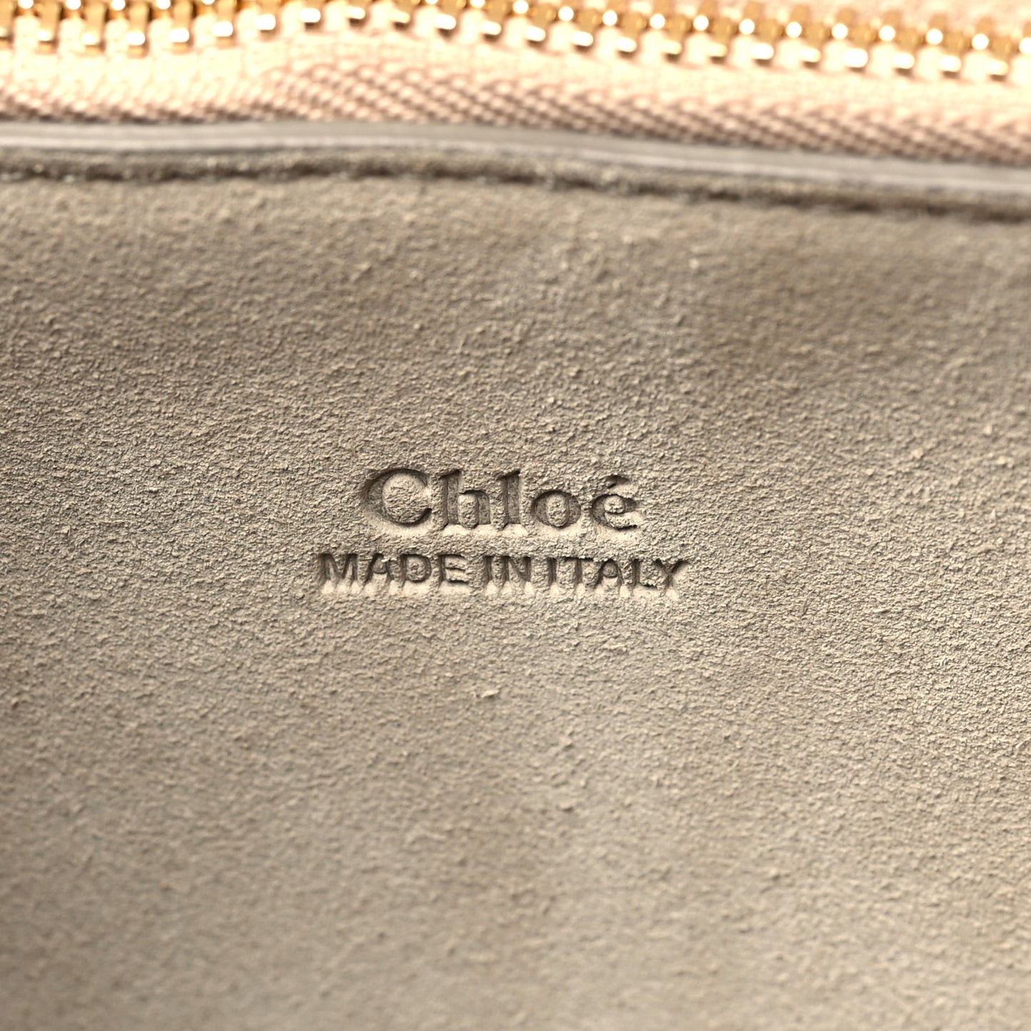 Calfskin Suede Medium Faye Shoulder Bag Motty Grey