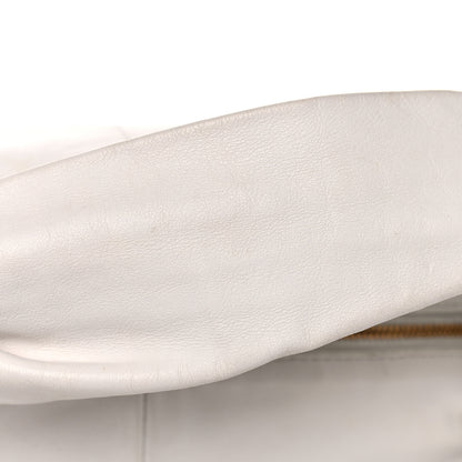Bottega Veneta Calfskin Mini Double Knot Bag White 9 of 15