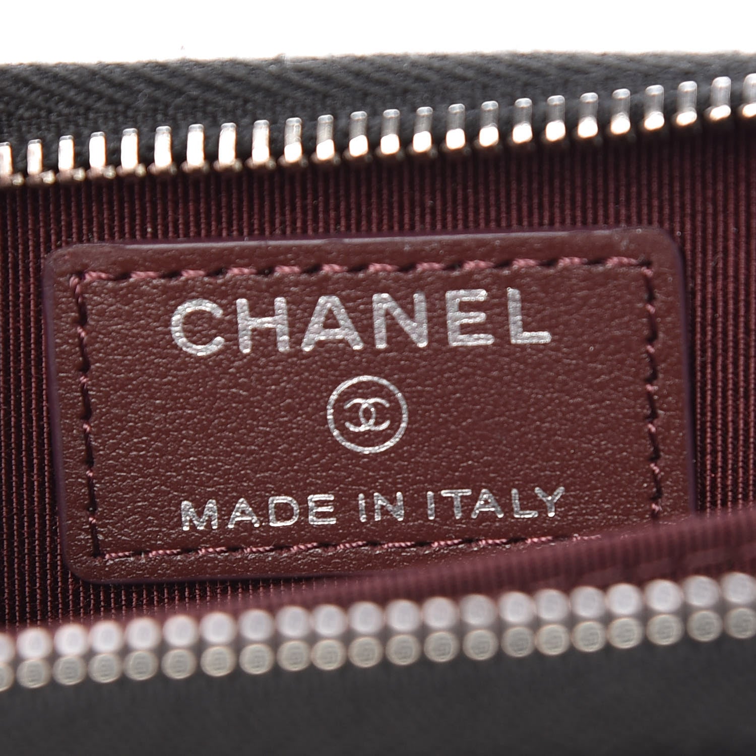 Chanel Caviar Quilted Zip Card Holder Black 6 of 8