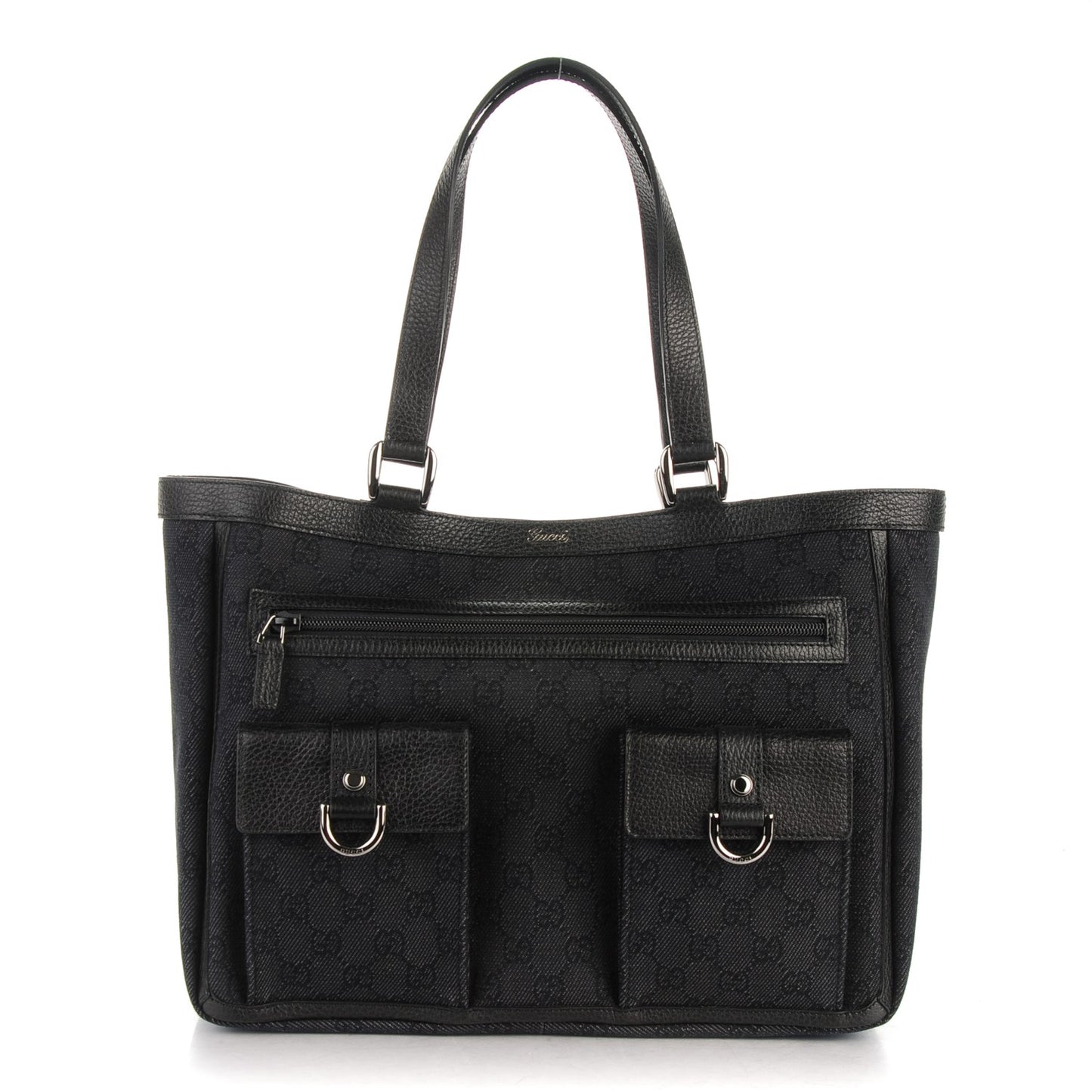 Monogram Abbey D Ring Tote Black